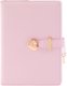 Pamiętnik Notatnik Na Kłódkę W Kształcie Serca Kluczyk Różowy 4