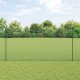 vidaXL Ogrodzenie z drutu spawanego z 5 słupkami U Zielone 1,5x10 m Stal 1