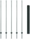 vidaXL Ogrodzenie z drutu spawanego z 5 słupkami U Zielone 1,5x10 m Stal 1