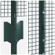 vidaXL Ogrodzenie z drutu spawanego z 5 słupkami U Zielone 1,5x10 m Stal 6