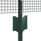 vidaXL Ogrodzenie z drutu spawanego  z 22 słupkami U Zielone 0.5x50 m Stal 5
