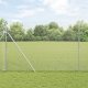 vidaXL Ogrodzenie z drutu spawanego  z 7 słupami 1.6x10 m stal ocynkowana 1