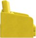 vidaXL Sofa Łóżko 2 w 1 Żółta 65x80x83 cm Welur 6
