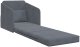 vidaXL Sofa łóżko 2-w-1 Ciemnoszara 65x80x83 cm Welur 4