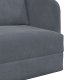 vidaXL Sofa łóżko 2-w-1 Ciemnoszara 65x80x83 cm Welur 9
