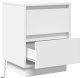vidaXL Szafki nocne z taśmami LED 2 szt. Białe 39x34,5x50 cm 7