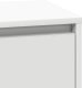 vidaXL Szafka nocna  z LED Biała 39x34,5x65 cm Materiał drewnopochodny 8