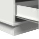vidaXL Szafka nocna  z LED Biała 39x34,5x65 cm Materiał drewnopochodny 9