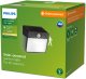 Wall LED outdoor light PHILIPS YARIXA solar rechargeable 2.2W 2700K 250lm with sensor 1