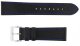 Skórzany pasek do zegarka Connect A02 18 mm czarny niebieska nitka . 4