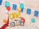 *****Balon foliowy One 66x37cm złoty 32856 2