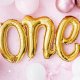 *****Balon foliowy One 66x37cm złoty 32856 4