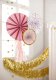 PartyDeco Rozety dekorac.Kwiaty mix 26-43cm A3 15661 5
