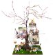 DIY MINIATUROWY DOMEK NA KWITNĄCYM DRZEWIE | DIY | Puzzle 3D 1