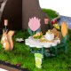 DIY MINIATUROWY DOMEK NA KWITNĄCYM DRZEWIE | DIY | Puzzle 3D 6