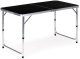 Stolik turystyczny stół składany kemping czarny blat 120x60 cm MultiGarden 2
