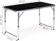 Stolik turystyczny stół składany kemping czarny blat 120x60 cm MultiGarden 10