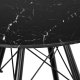 Stolik okrągły PARIS BLACK DTW 80 cm marmur czarny 5