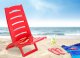 Krzesło plażowe TIRRENO czerwone 2