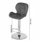 Leobert Hoker WEST - aksamit granatowy / baza chrom x 2 4