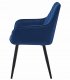 Krzesło NANA - granat aksamit / nogi czarne x 2 5