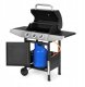 Grill gazowy ogrodowy 10.2 kW duży ruszt 3 palniki termometr reduktor MultiGarden 5