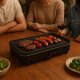 Grill elektryczny 3w1 stojący stołowy płyta grillowa ociekacz termostat MultiGarden 1