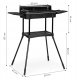 Grill elektryczny 3w1 stojący stołowy płyta grillowa ociekacz termostat MultiGarden 26