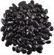 Kamienie dekoracyjne rzeczne wysokopolerowane czarne 8-12mm 900gr 2