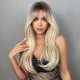Peruka Blond Ombre Długa - Naturalny Wygląd Włosów, Wysoka Jakość Braders 3