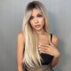 Peruka Blond Ombre Długa - Naturalny Wygląd Włosów, Wysoka Jakość Braders 5