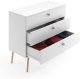 Komoda LEBEL 2 z szufladami 100cm biała mat MELIMEBLE 2