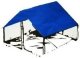 Plandeka Okryciowa 10x12 niebieska 60g/m2 EDUKAMP 4