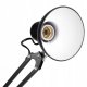 Regulowana czarna lampka biurkowa (kreślarska) E27 LED 3