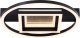 LED ceiling light BRILLIANT QUEENS, 30 W, 3000 K, 3500 lm, black, O 37 x 6 cm 1
