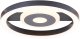LED ceiling light BRILLIANT MAUREEN, 12 W, 3000 K, 1100 lm, black, O 20 x 5 cm 1