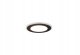 Recessed LED light TRIO AURA, 10 W, 3000 K, 1040 lm, 2 light sources, black, O15 cm 2