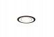 Recessed LED light TRIO CORE, 10 W, 3000 K, 1040 lm, 2 light sources, black, O15 cm 3