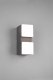 LED outdoor wall light TRIO Avon, IP54, 7W, 3000K, 2x800lm, with motion sensor, anthracite color, h28cm 2