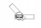 Ceiling LED lamp REALITY Twister, 30W, 2700-6000 K, 4500 lm, black, 24x90x8 cm 2