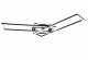 Ceiling LED lamp REALITY Twister, 30W, 2700-6000 K, 4500 lm, black, 24x90x8 cm 4