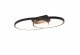Ceiling LED lamp REALITY Malaga, 24W, 3000K, 2000lm, black, 30 x 57 x 8 cm 1