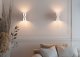 Wall lamp TRIO COAT, 2 x GU10, 22 x 10 x 12 cm, white/coffee. 1