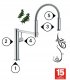 Kitchen faucet with pull-out hose Villeroy & Boch Umbrella 92540005 4