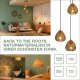 Pendant lamp LEDVANCE PAPER DROP PENDANT, E27 max 6W wicker beige 39.5x150cm 2