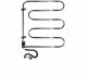 Towel dryer WELLMER Angis E560-3BNP, 560 x 520 mm, electric, 75 W 1