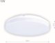 LED ceiling light TOPE RIO, IP54, 15 W, 3000/4000/6000 K, 1358 lm, O22 cm 2