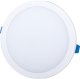 Recessed LED panel TOPE TOPAZ, IP40, 12 W, 4000 K, 1080 lm, white, round f, O13 cm 2