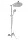 Shower system RUBINETA ETNA: rain and hand shower, thermostatic mixer 1