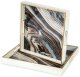 Decorative glass tray ONYX, 40 x 40 x 4.5 cm 1